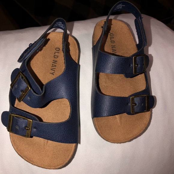 Old Navy Other - SOLD!! Navy Buckle Sandals
